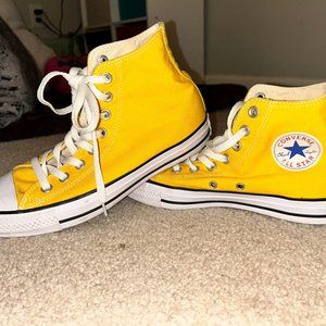 Chuck Taylor All Star Converse High Top Shoe - Lemon Chrome